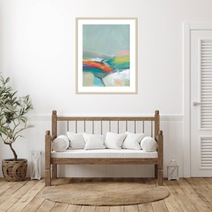 Amanti Art June Hills I by Jan Weiss Wood Framed Wall Art Print - 1 of 4