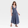 Women's Smocked Midi A-Line Dress - Universal Thread™ - 3 of 3