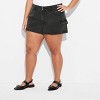 Women's Low-Rise Cargo Camp Denim Shorts - Wild Fable™ - 2 of 3