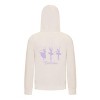 Everyday Kids Ballerina Girls Zip Up Hoodie – Purple Dancer Silhouette Ballet Sweatshirt - 4 of 4