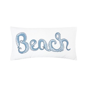 C&F Home Octopus Beach Printed and Beaded Throw Pillow - 1 of 4