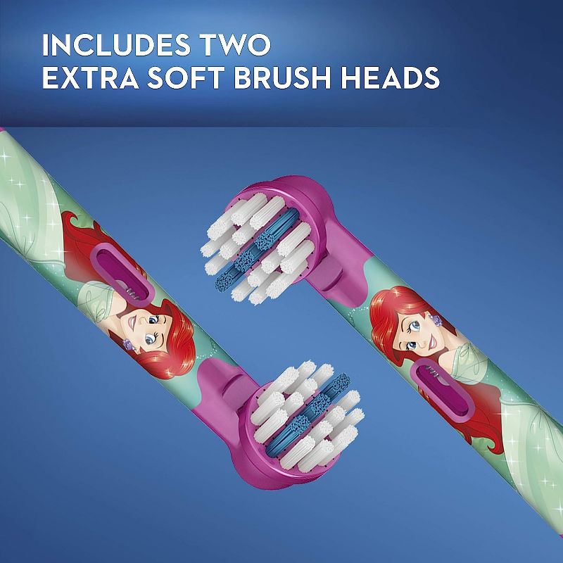 Oral-B Kids Extra Soft Replacement Brush Heads featuring Disney Princesses - 2ct, 5 of 7
