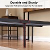 14 Inch Full Size Metal Bed Frame with Wooden Headboard and Storage, No Box Spring Needed, Steel Slat Support, Under Bed Storagem - 3 of 4