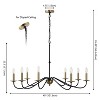 JONATHAN Y Wicklow Bohemian Farmhouse Iron LED Chandelier - 4 of 4