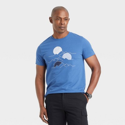 Men's Landscape Print Short Sleeve Graphic T-Shirt - Goodfellow & Co™