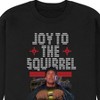 Men's - National Lampoon - Christmas Vacation Joy To The Squirrel Graphic Fleece Sweatshirt - 2 of 4