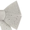 Northlight 16" LED Lighted Silver Burlap Bow Christmas Decoration with Color Changing Lights - 4 of 4