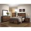 Queen Size Storage Bed with Two Drawers for Bedroom - 3 of 4