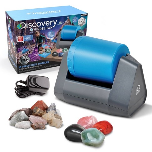 Discovery #mindblown 18pc Rock Tumbler Motorized Stone Polishing Kit :  Target