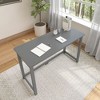 Plank+Beam Solid Wood Writing Desk, Simple Desk for Bedroom, Home Office Study Desk, 47.25" - 4 of 4