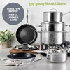 Nebula Vortex Oven-Safe Tri-Ply Cookware Set - 2 of 3