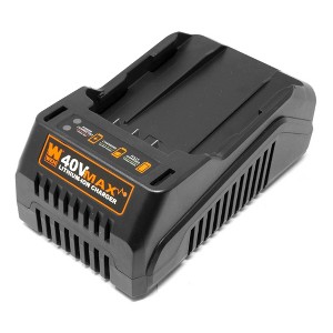 WEN 40400C 40V Max Lithium-Ion Quick Charger: Indicator, No Assembly Required, 1.3 lbs - 1 of 3