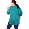 Woman Within Women's Plus Size Perfect Printed Long-Sleeve Henley Tee - 3 of 3