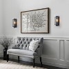 C Cattleya 2-Pack Matte Black Wall Sconce Vanity Light with Clear Glass Pane - 4 of 4