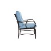 Sapphtopaz Outdoor Patio Furniture Set Wicker Woven Patio Conversation Chairs with Cushions and Glass Coffee Table for Backyard, Garden, Terrace - 4 of 4