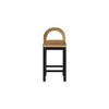 Meridian Furniture,Conrad Saddle Velvet Counter Stool - 3 of 4