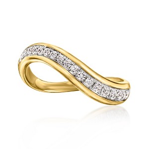 Pure Collection by Ross-Simons 0.25 ct. t.w. Lab-Grown Diamond Wavy ...