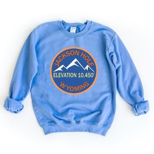 Simply Sage Market Women's Graphic Sweatshirt Jackson Hole Ski Resort - 1 of 4