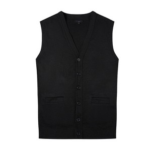 Gioberti Mens V-Neck Button Down Knitted Cardigan Vest - 1 of 3