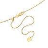 Ross-Simons 1mm 10kt Yellow Gold Adjustable Cable Chain Necklace Size - 3 of 4