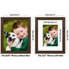 Americanflat 8x10 Picture Frame in Walnut - Displays 5x7 With Mat and 8x10 Without Mat - Composite Wood with Shatter Resistant Glass  and Tabletop - 2 of 4