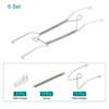 Unique Bargains Stainless Steel Invisible Design Wall Decorative Plate Hanger - 3 of 4