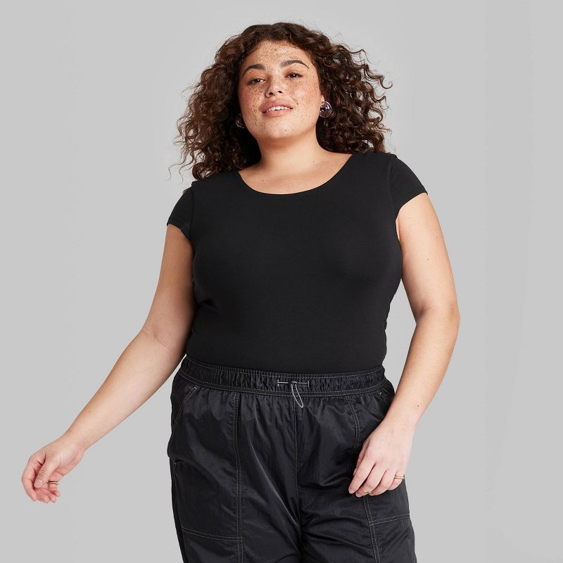 Women's Short Sleeve Scoop Neck T-Shirt - Wild Fable™, 3 of 5