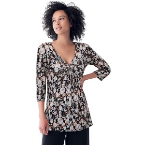 ellos Twisted Knot-Front Tunic - 1 of 4