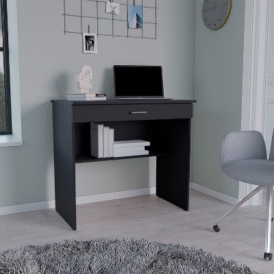 NicBex Home Office Desk 31.5" W Modern Writing Desk Computer Desk with Large Drawer, Open Shelf and Wooden Frame for Office, Study, Living Room