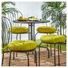 Kensington Garden 4pc 15"x15" Outdoor Bistro Chair Cushions - 2 of 4
