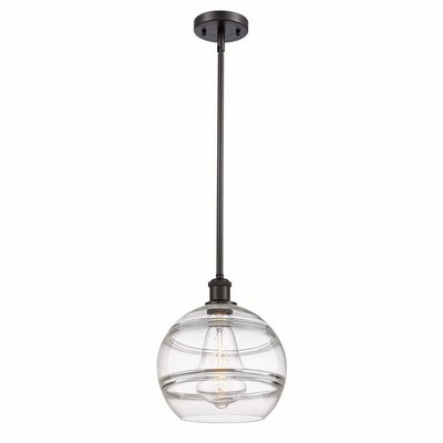 Rochester - 1 Light Stem Hung Mini Pendant In Industrial Style-11.63 Inches Tall and 10 Inches Wide