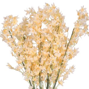 REGALWOVEN Real Touch Silk Artificial Flowers Orchids in Bulk with Stem for Decoration 44.4" 6 Pcs - 1 of 4
