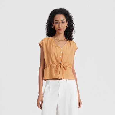 Women's Waist Detail Tank Top - A New Day™