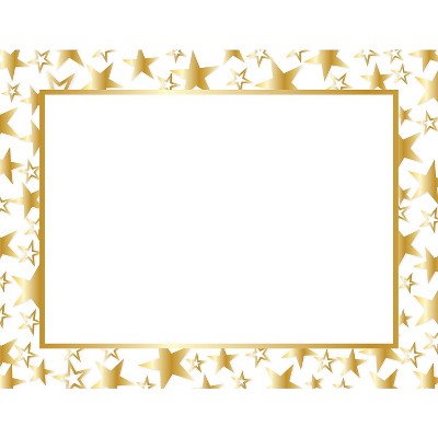 Great Papers Certificates 8.5" x 11" Gold and White 50/Pack (2014025)