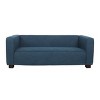 DOMETOUR 75 Inch Modern Loveseat for Living Room Bedroom, Mid Century Fabric Upholstered Couch Rectangular Armrest Sofa - 3 of 4