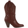Women's Beth Studded Western Ankle Boots - 2 of 4