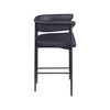 Meridian Furniture,Malin Boucle Fabric Counter Stool, Set of 2 - 3 of 4