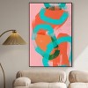 Art Remedy Candy Chain Modern Color Block Abstract Wall Art Framed - 2 of 4