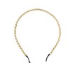 Unique Bargains Women's Cute Pearl Chain Headbands Gold Tone 1 Pc - 4 of 4