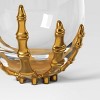 15.36oz Halloween Skeleton Wine Glass Gold - Threshold™: Hand Wash, Glass Drinkware, 1 Piece, 5.039" Height - 3 of 3