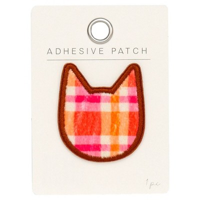 Horizon Group Plaid Cat Adhesive Patch