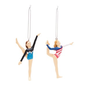 Gallerie II Gymnasts Ornament S/2 - 1 of 3