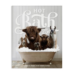 Stupell Industries Farm Animals in Bath, 16" x 20" - 1 of 4