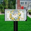 Briarwood Lane Spring Mailbox Cover  - Standard Size - Bluebird Lemon Wreath For Spring Mailbox Cover - 2 of 3