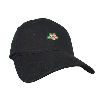 Anna-Kaci Women's Flower Embroidered Baseball Cap Low Bun Soft Cotton Trucker Hat