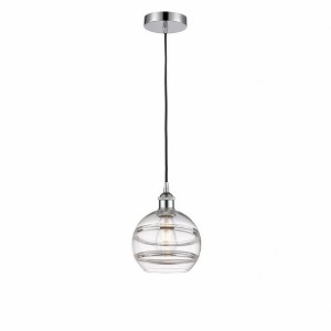 Rochester - 1 Light Cord Hung Mini Pendant In Industrial Style-9.88 Inches Tall and 8 Inches Wide - 1 of 1