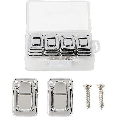 Okuna Outpost 12 Pack Briefcase Latches with Replacement Screws, 1.7 x 1.2 in