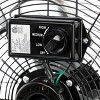 Vie Air 14 Inch Twin Pack Industrial High Velocity Heavy Duty Metal Floor Fan with 3 Speed Settings - 4 of 4