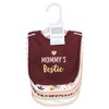 Hudson Baby Infant Girls Cotton Bibs, Mommys Bestie, One Size - 2 of 4