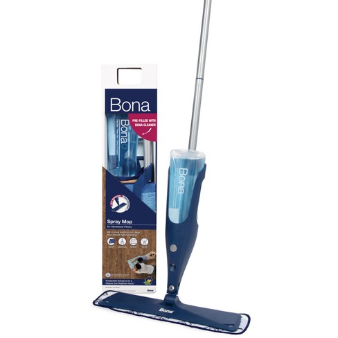 Bona Wood Floor Mop Starter Kit - 1 Spray Mop, 1 Reusable Microfiber ...